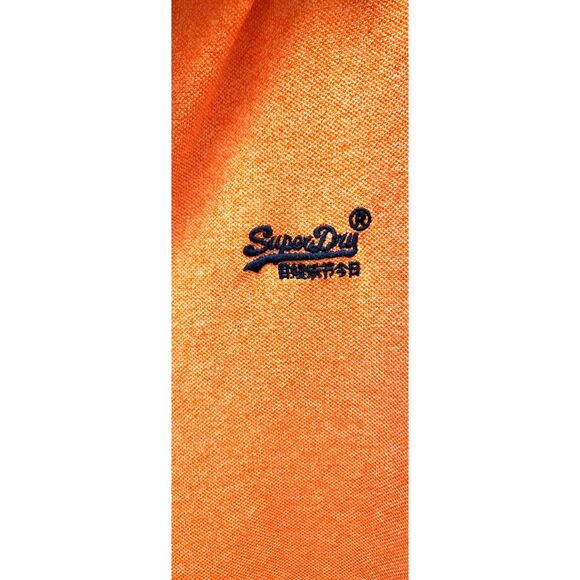Superdry Men's Polo Light Orange Size XL - (Runs small) - Picture 6 of 6